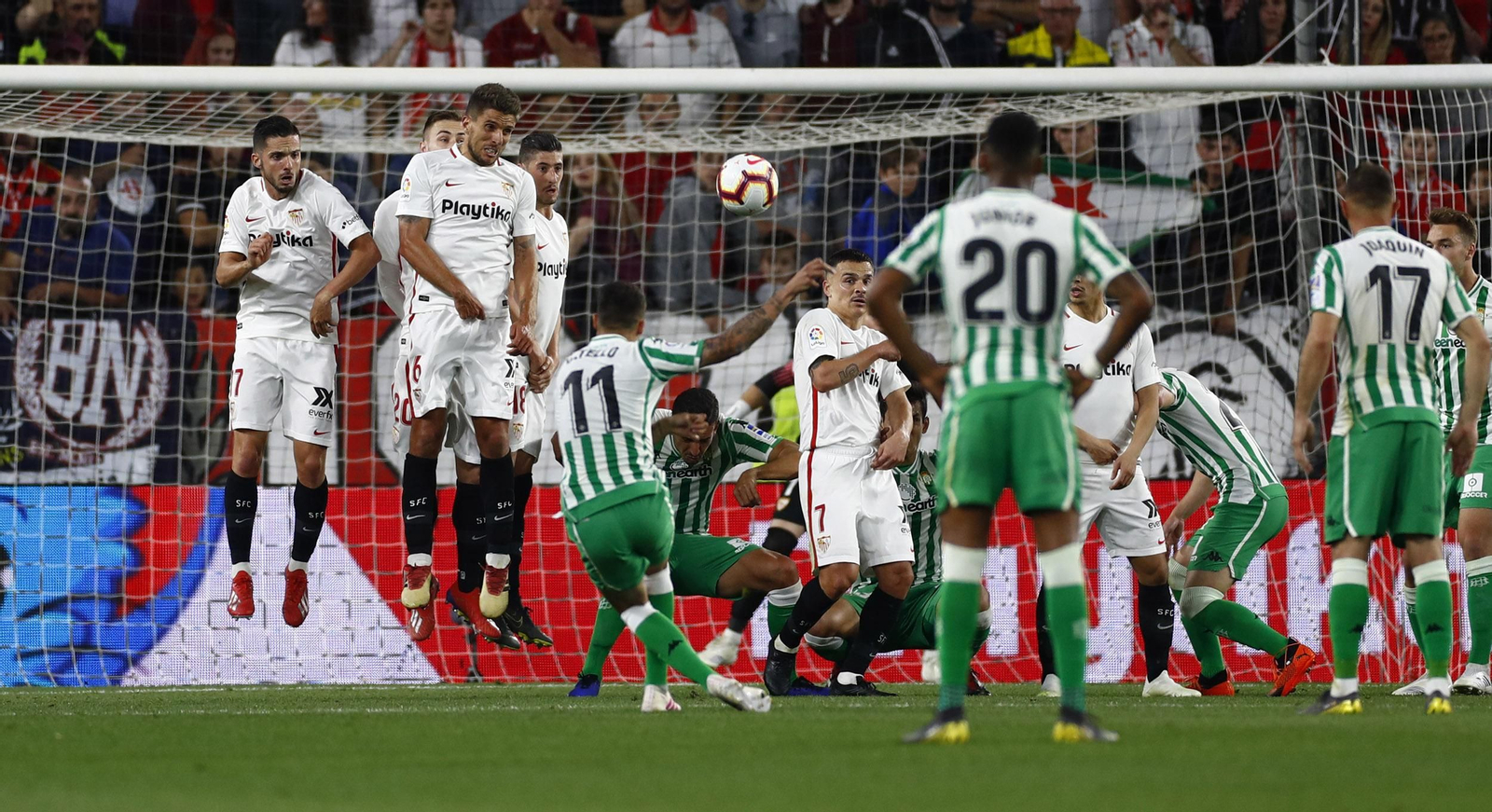 Las imágenes del derbi Sevilla-Betis