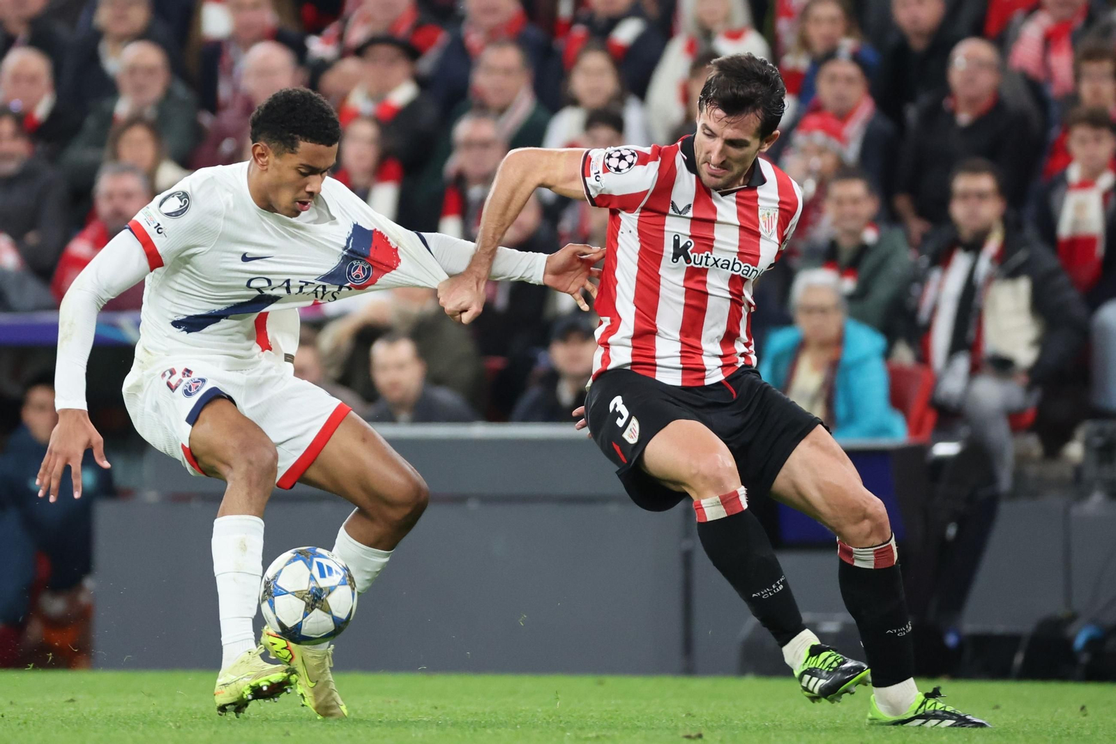 El Athletic Club-PSG, en imágenes