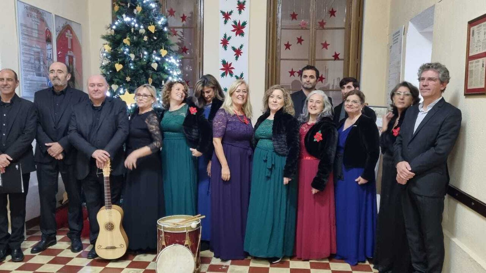 Coro Nova Música, que el sábado ofreció un concierto en la Iglesia Evangélica El Buen Pastor de San Fernando.