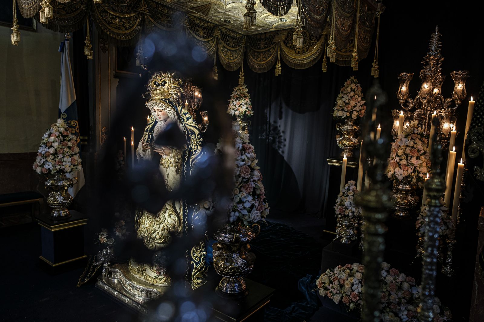 Las imágenes de la veneración a la Virgen de los Ángeles de los Negritos