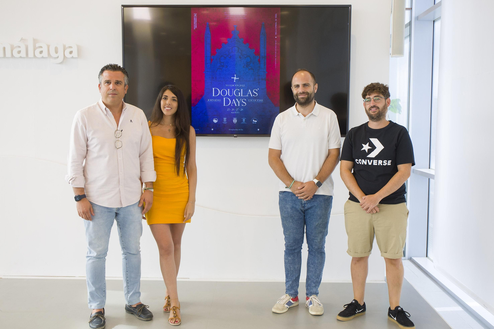 Presentación de las jornadas en la sede de la Diputación de Málaga.