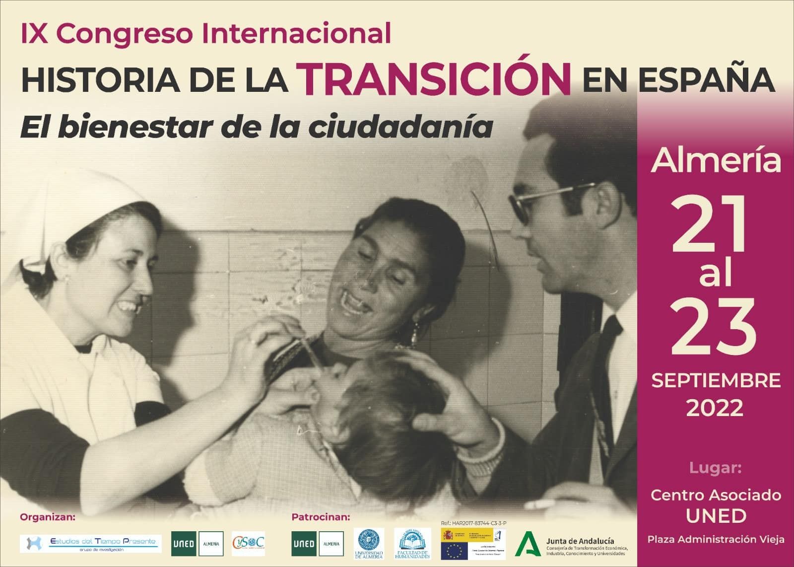 Cartel anunciador del Congreso Internacional ‘Historia de la Transición’.