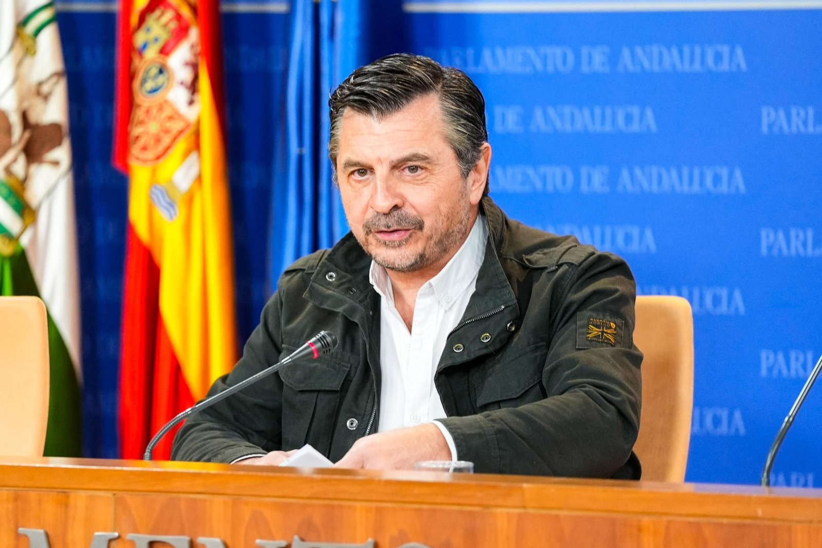 El portavoz del PP en el Parlamento andaluz, Toni Martín.