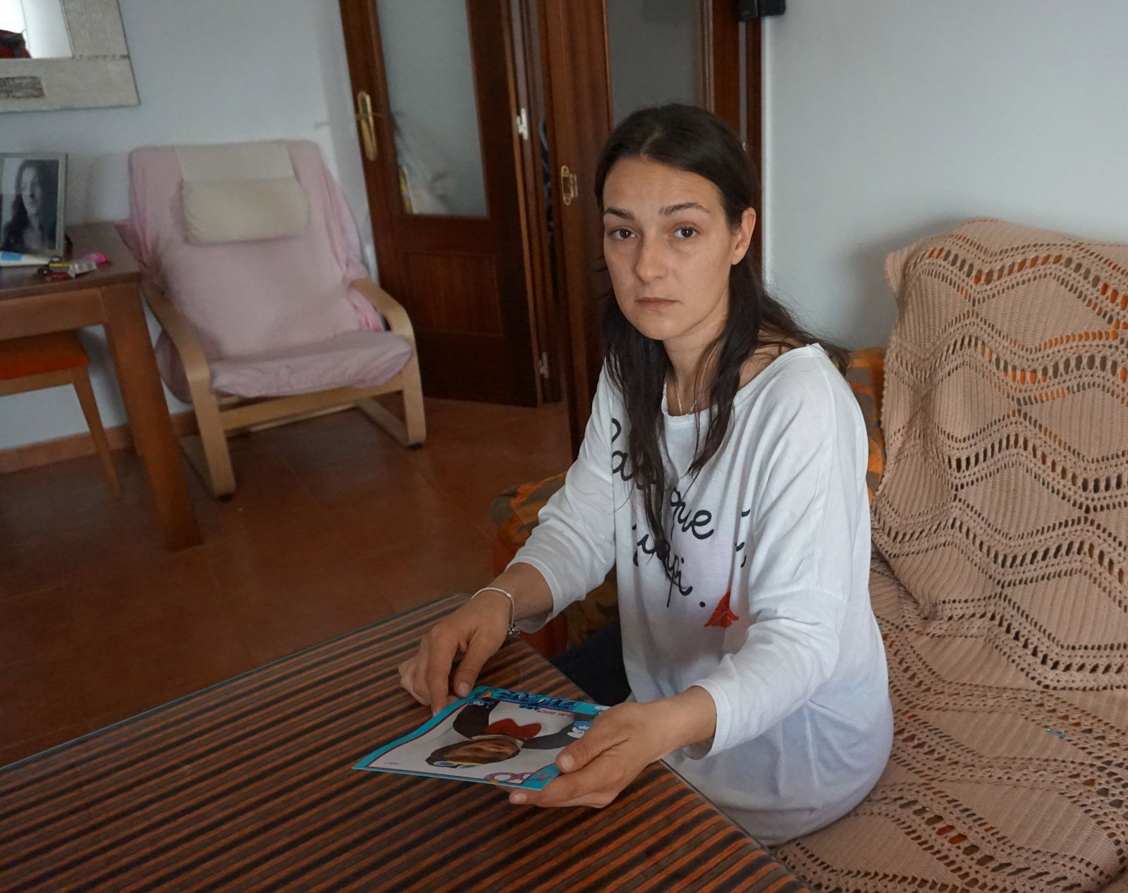 María Reyes Pina, madre de uno de los menores, de veinte meses de edad.