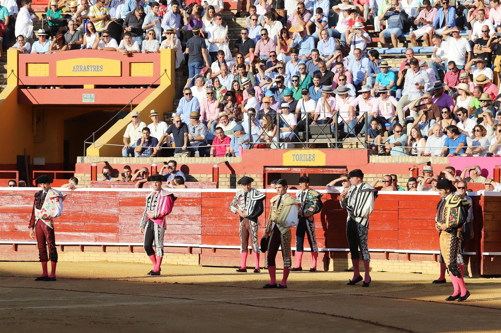 Imágenes de Morante de la Puebla, David de Miranda y Pablo Aguado en la Plaza de Toros La Merced