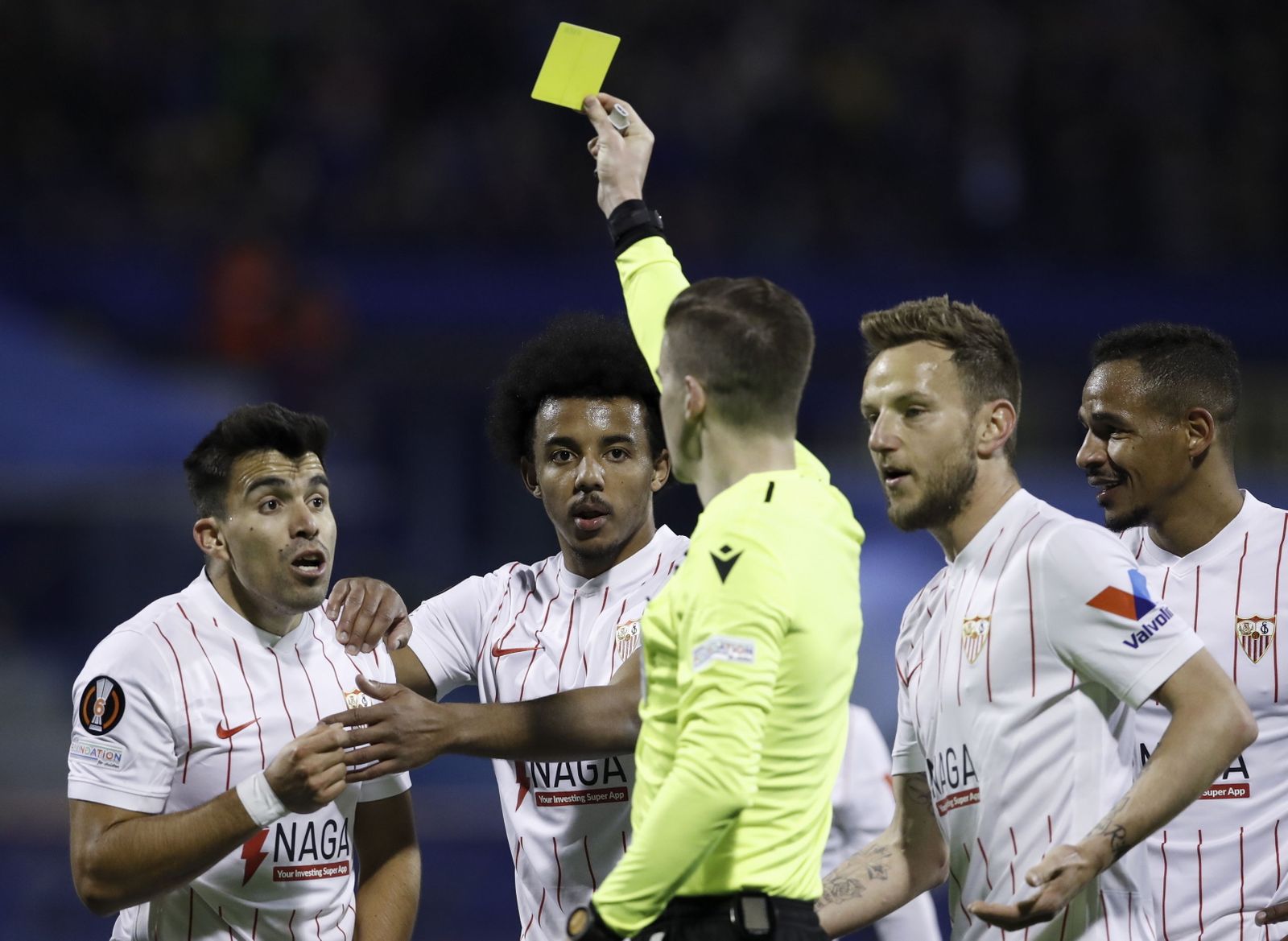 Las imágenes del Dinamo de Zagreb-Sevilla