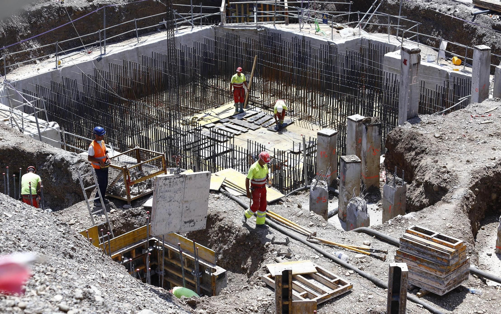 Fotos del avance de las obras de las nuevas torres de Málaga Fotos del avance de las obras de las nuevas torres de Málaga