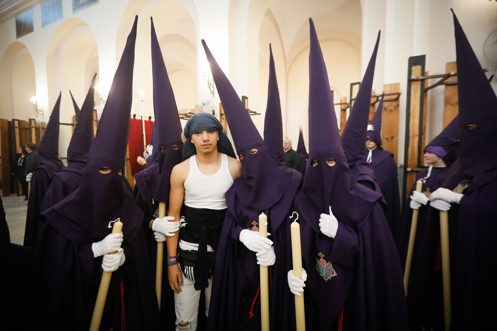 La procesión del Encuentro, en imágenes