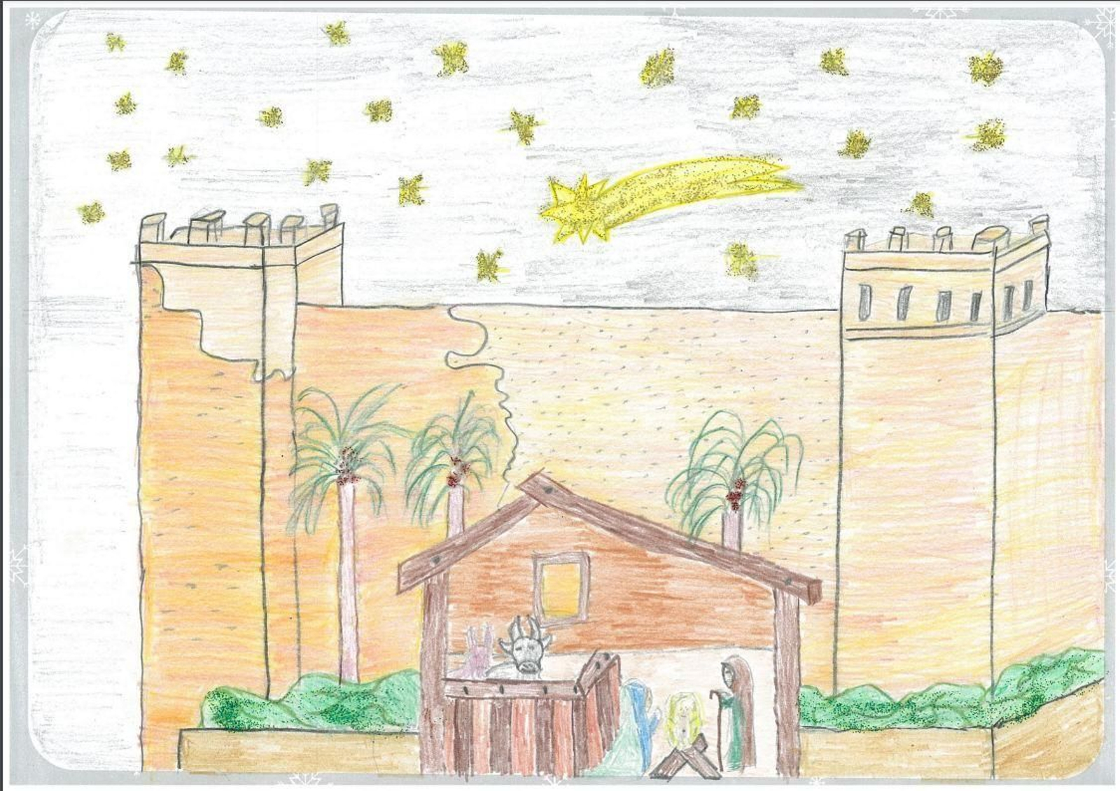 Dibujos ganadores del Concurso Escolar 'Dibuja y pinta la Navidad 2021'
