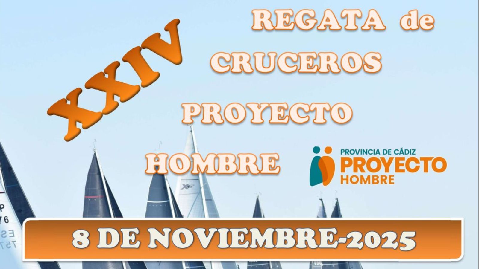 Un detalle del cartel anunciador de la regata.
