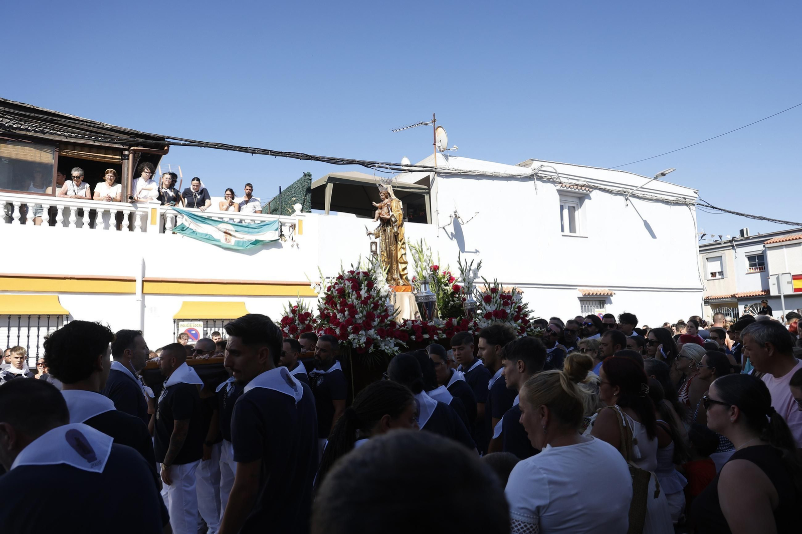 Las fotografías de la procesión de la Virgen del Carmen de Pescadores