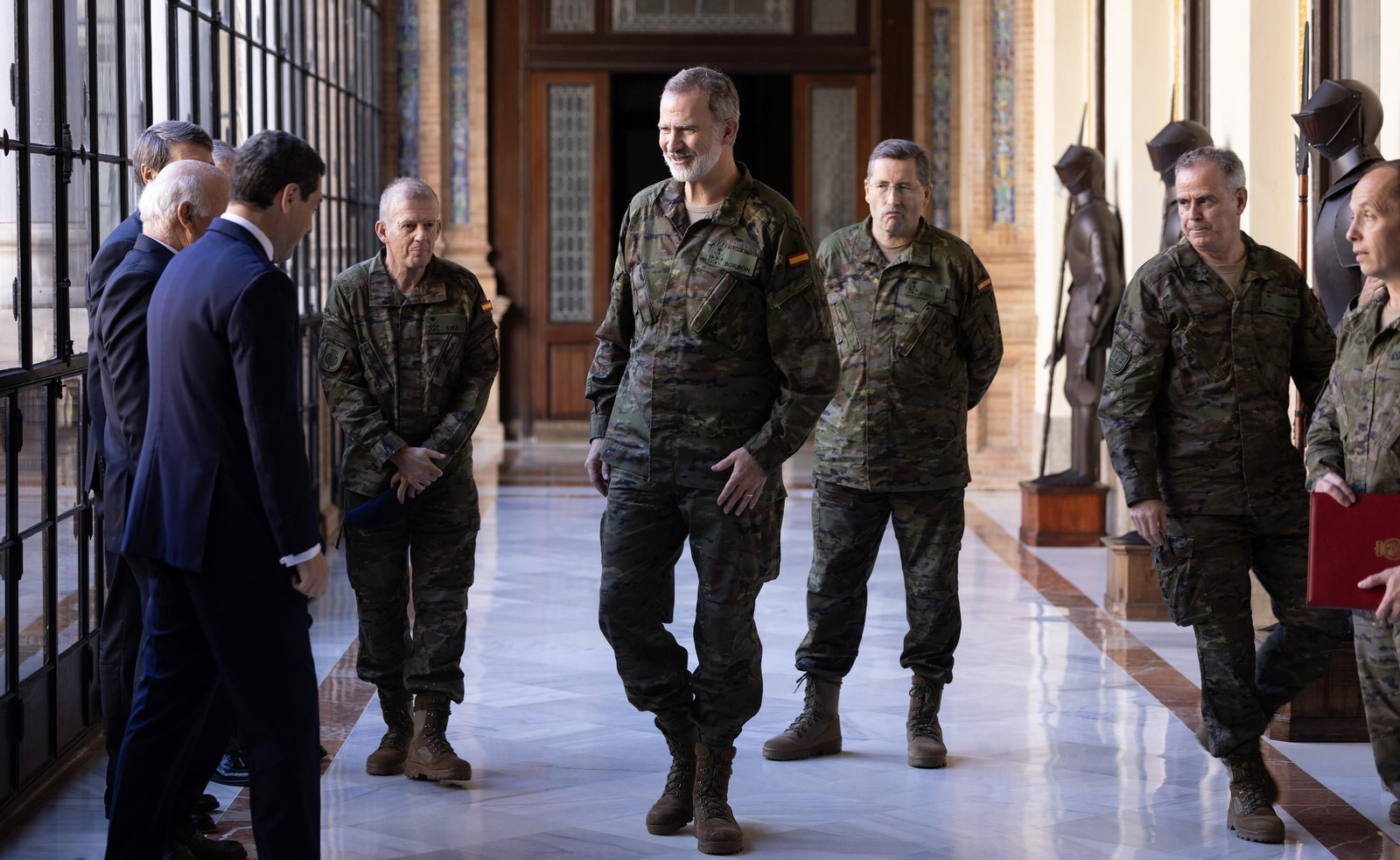 Las fotos de la visita de Felipe Vl a Capitanía