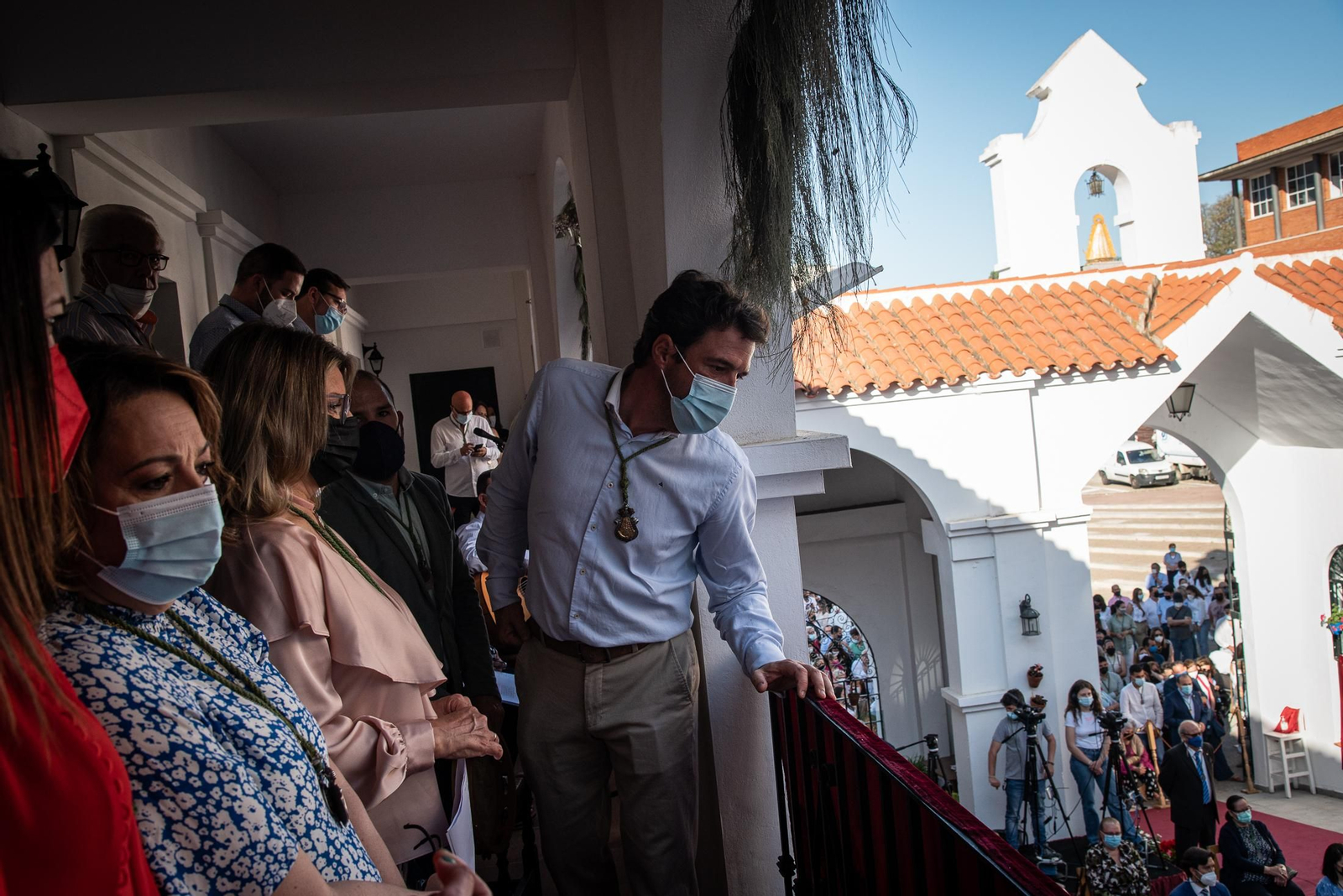 Imágenes de la misa de romeros de la Hermandad de Huelva