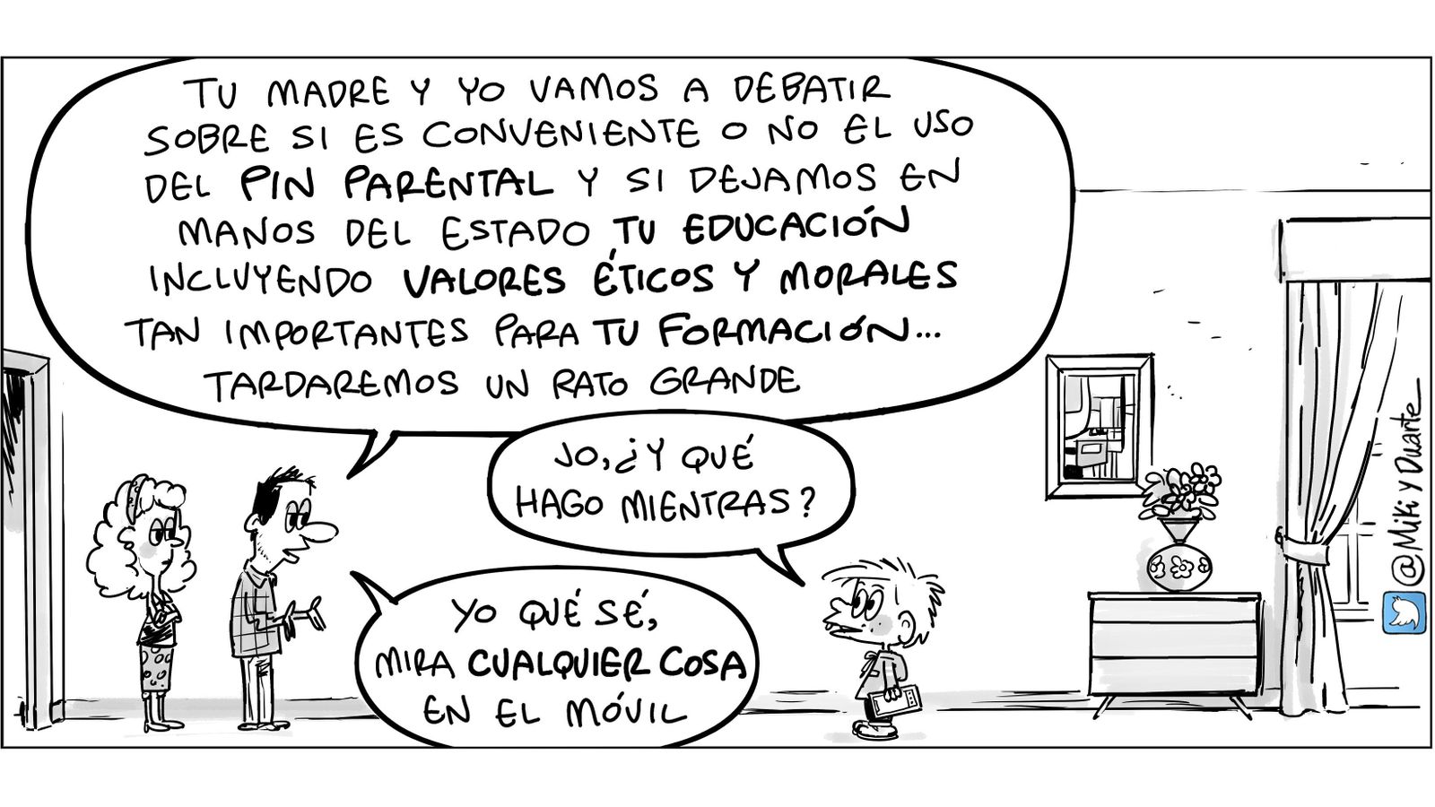 El debate del pin parental