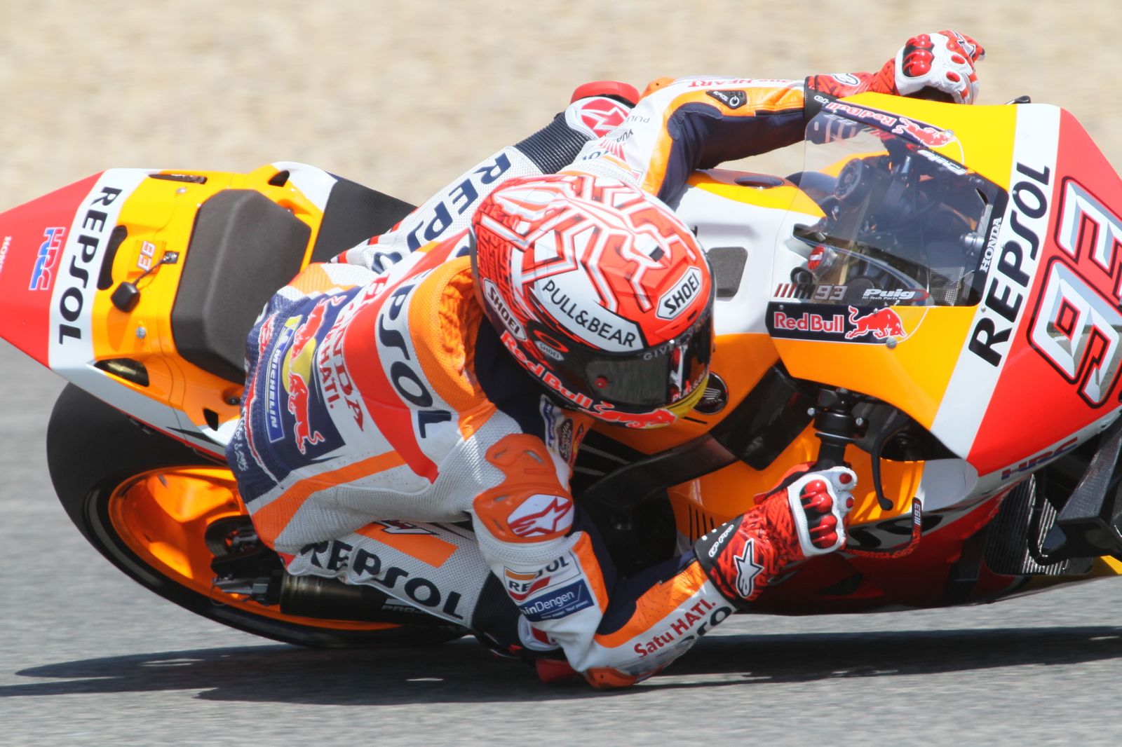 Marc Márquez, durante los entrenamientos de este viernes.