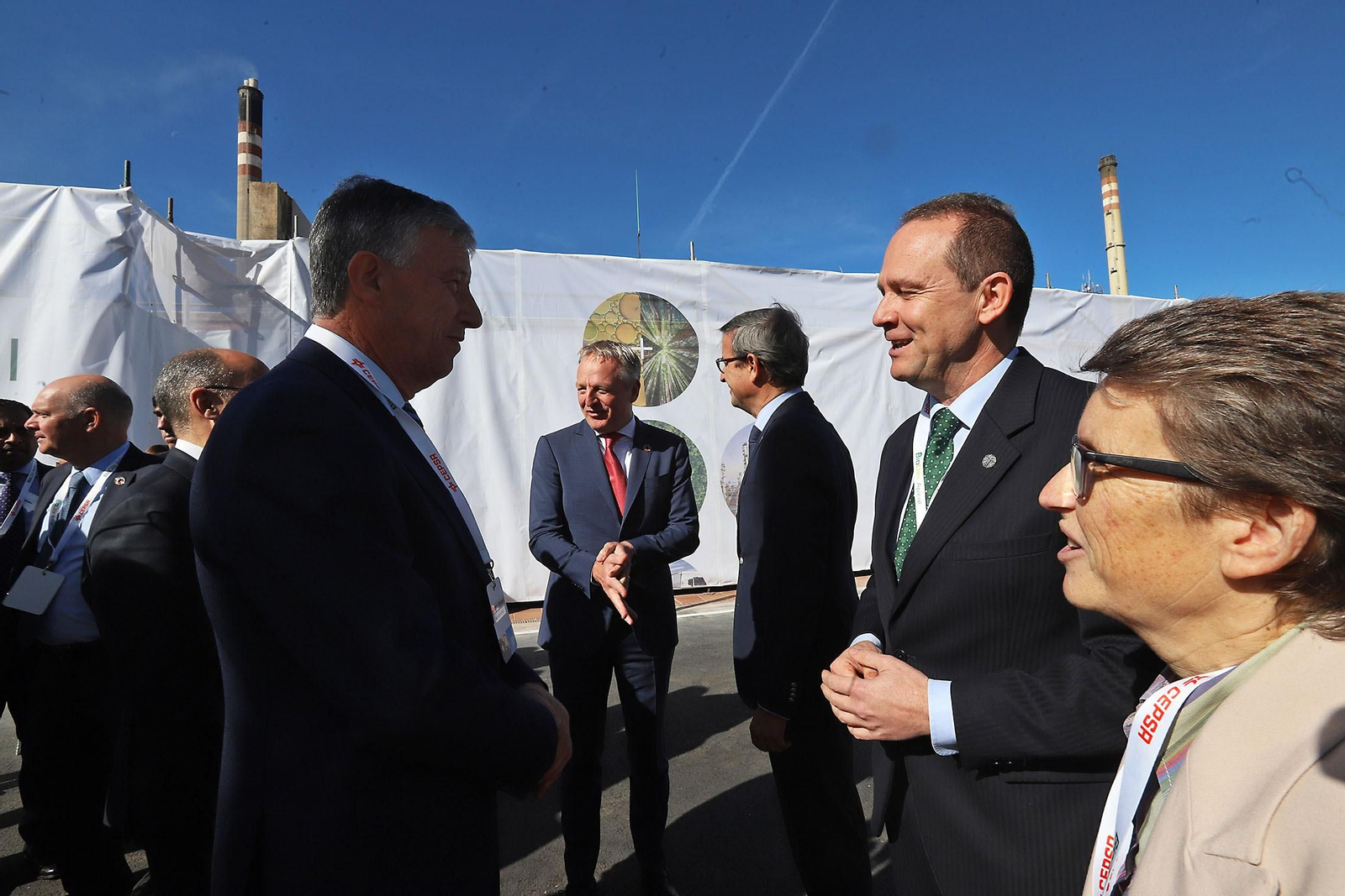 Presentación de la nueva planta de biocombustibles de segunda generación  de Cepsa en Palos de la Frontera (Huelva)