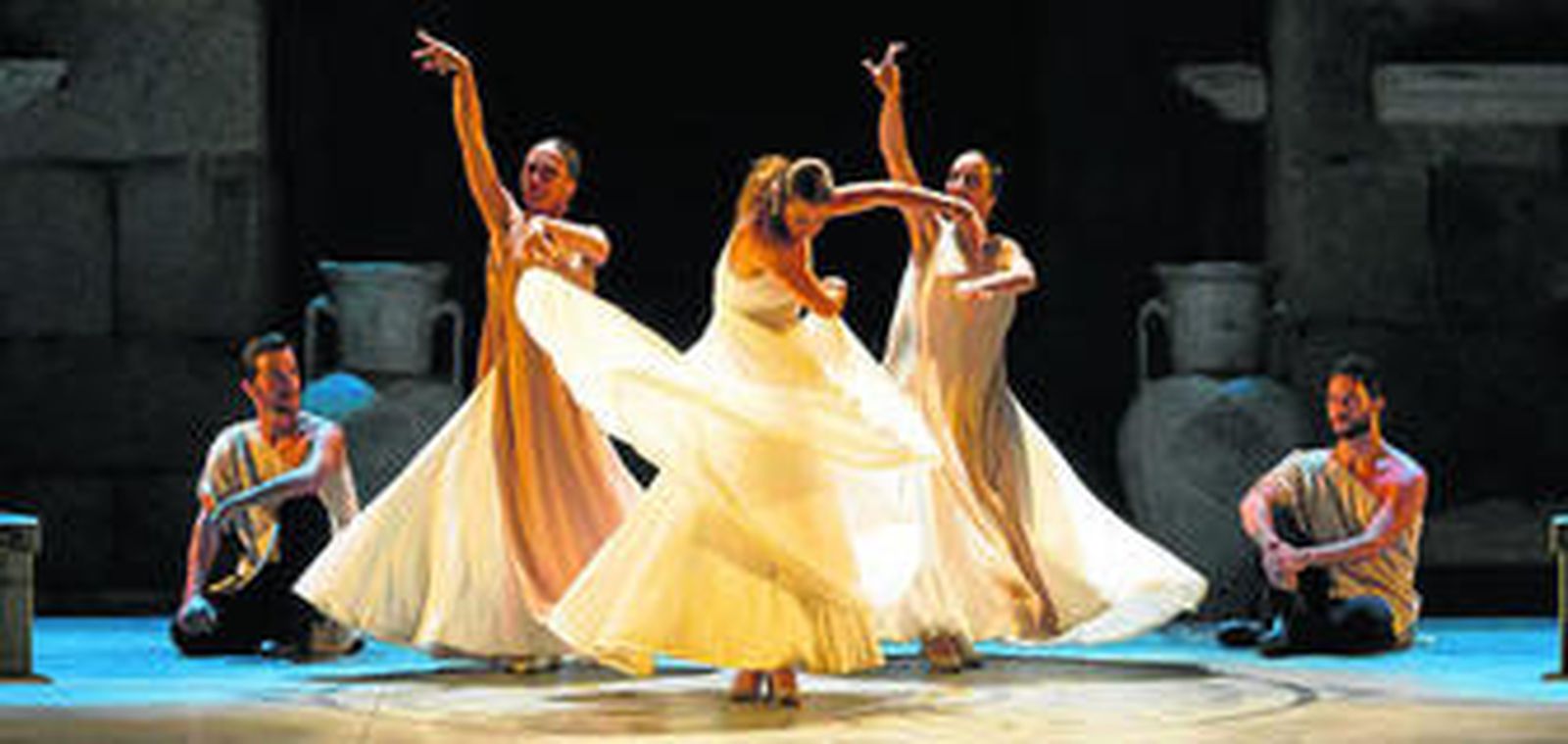 El espectáculo Medusa de Sara Baras en uno de sus pases.