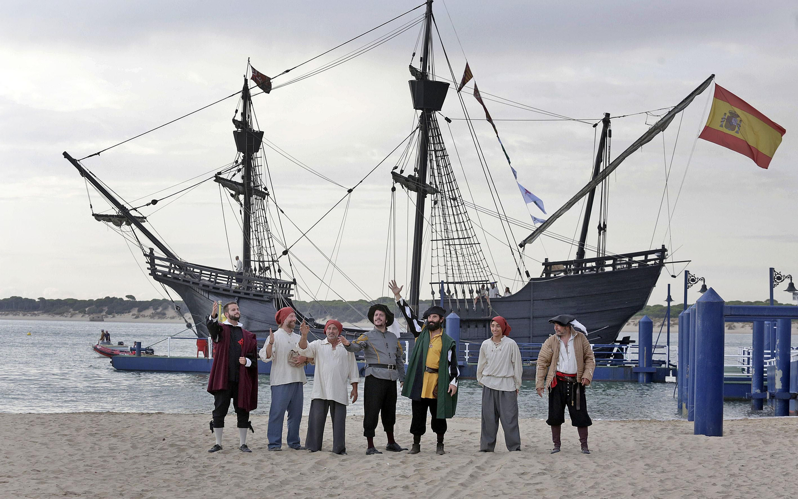 La fiesta de celebración del V Centenario.