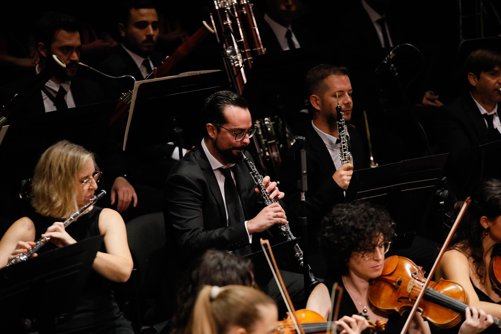 Imágenes de la novena Beethoven interpretado por la OCAL y Orfeón para Cajamar