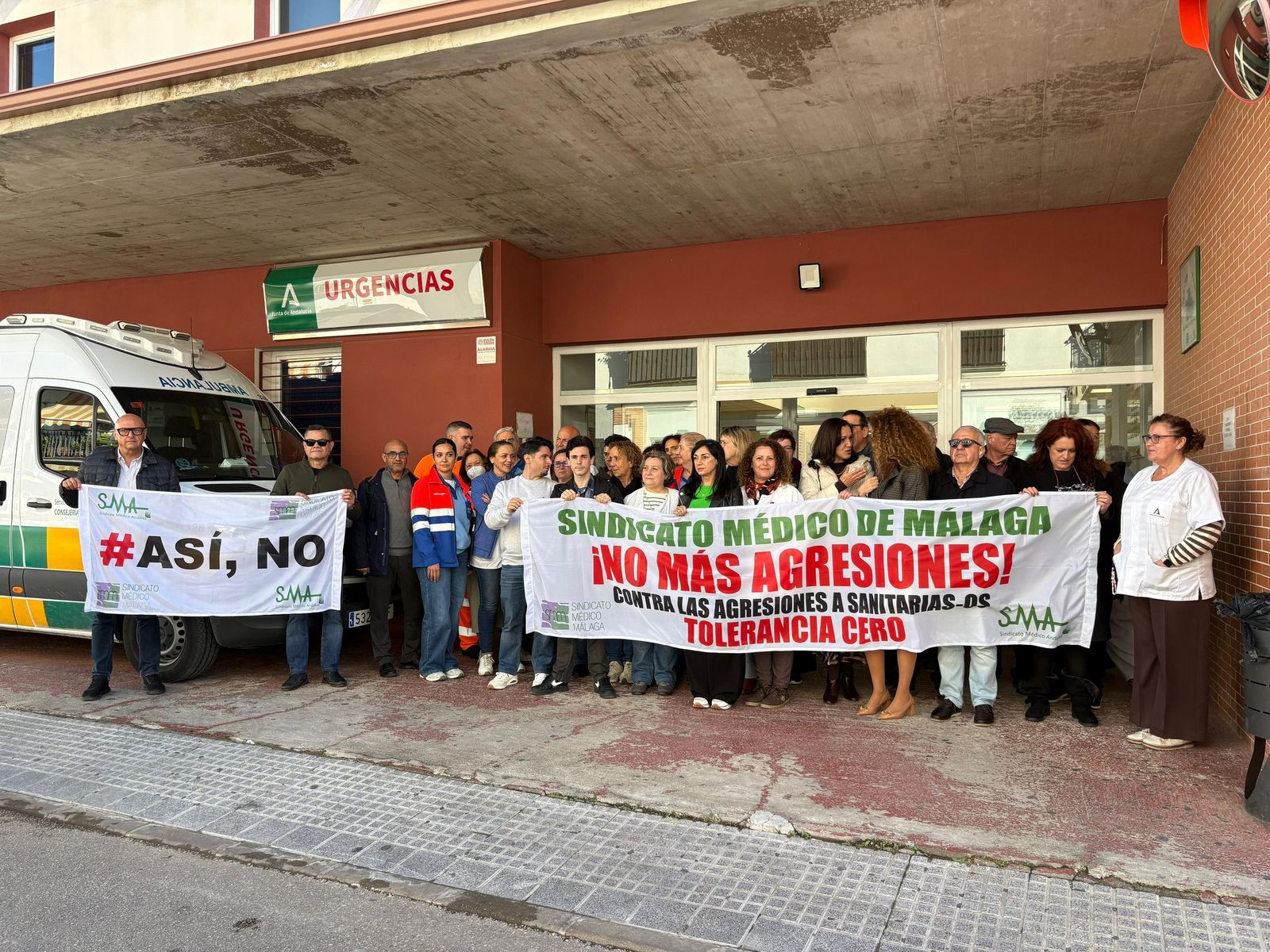 Un paciente amenaza a un médico y trata de agredir a una enfermera en el centro de salud de Alhaurín de la Torre