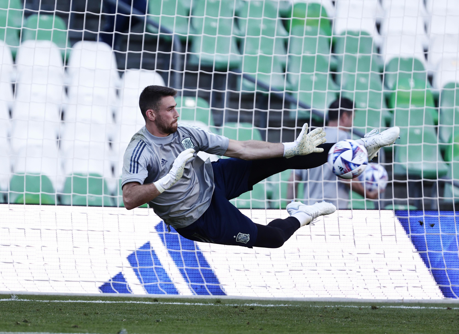Las imágenes de la selección española en Sevilla