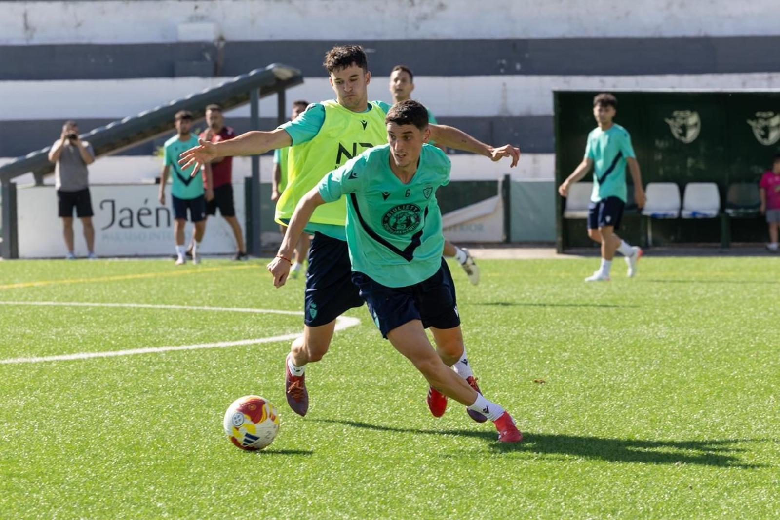 El primer entrenamiento del Real Jaén de la temporada 2025-26