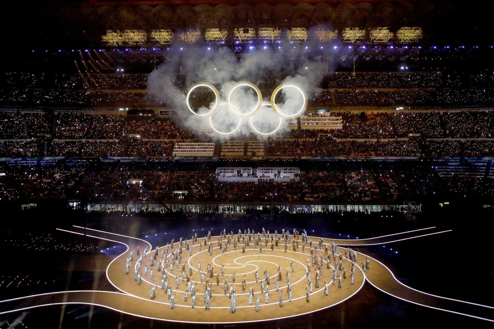 Las fotos de la inauguración de los Juegos Olímpicos de invierno de 2026