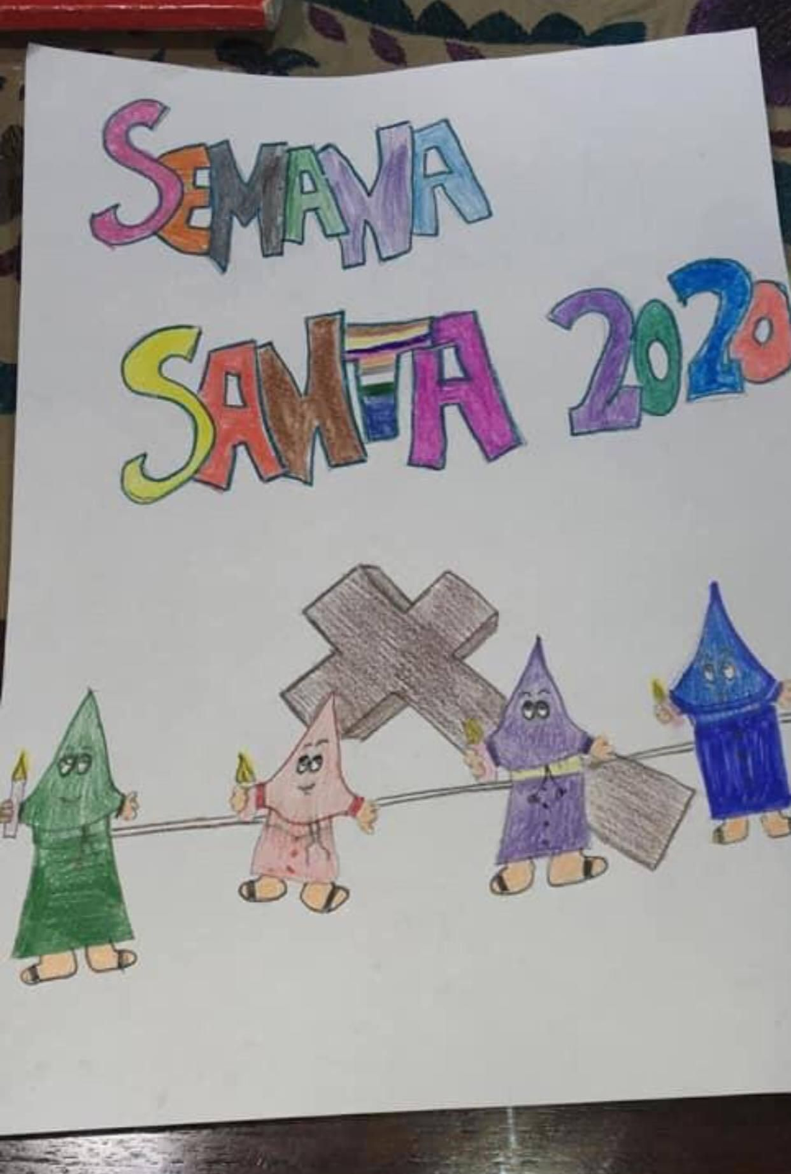 Dibujos sobre el Viernes Santo de Vera