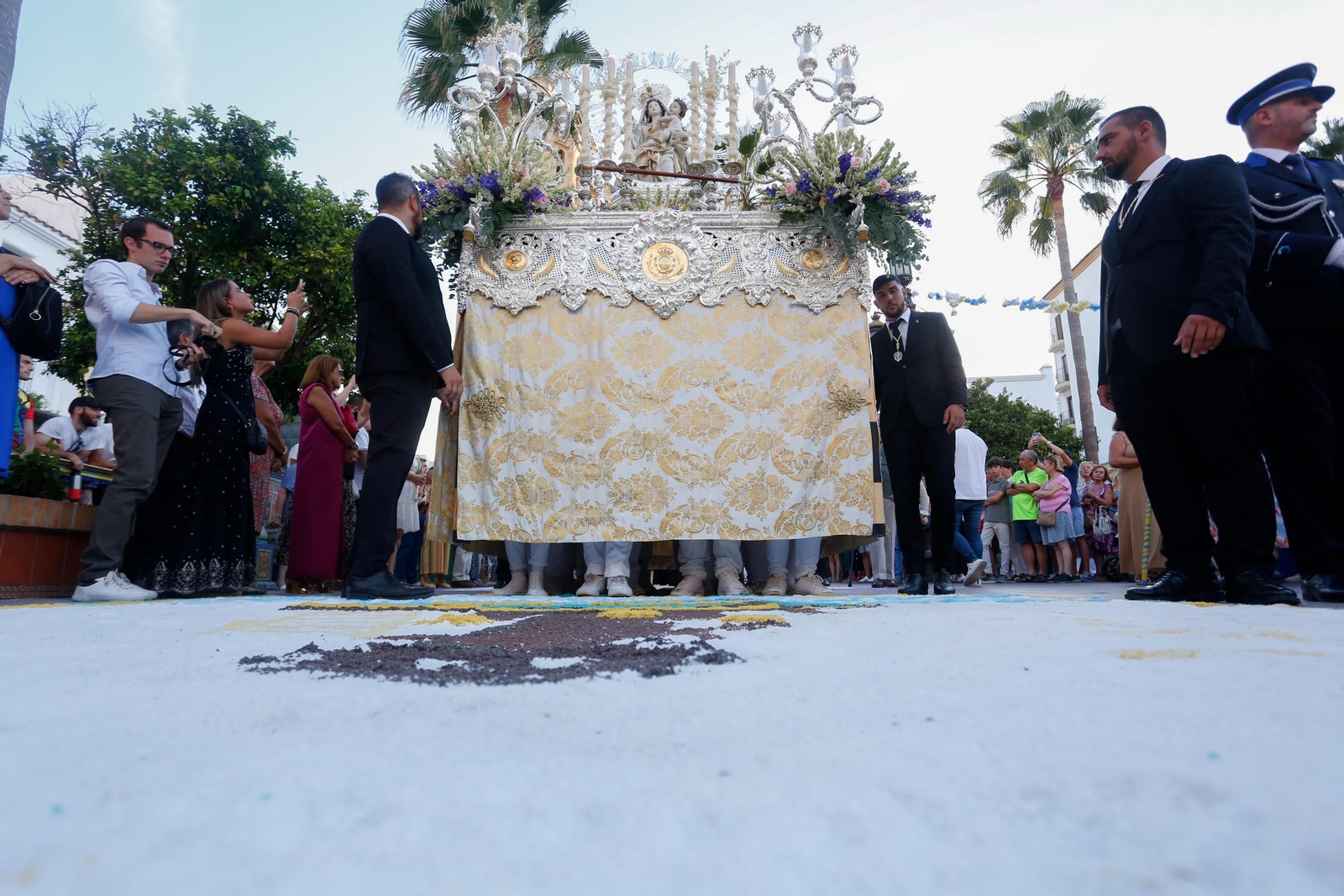 Procesión de la Virgen de la Palma, en imágenes