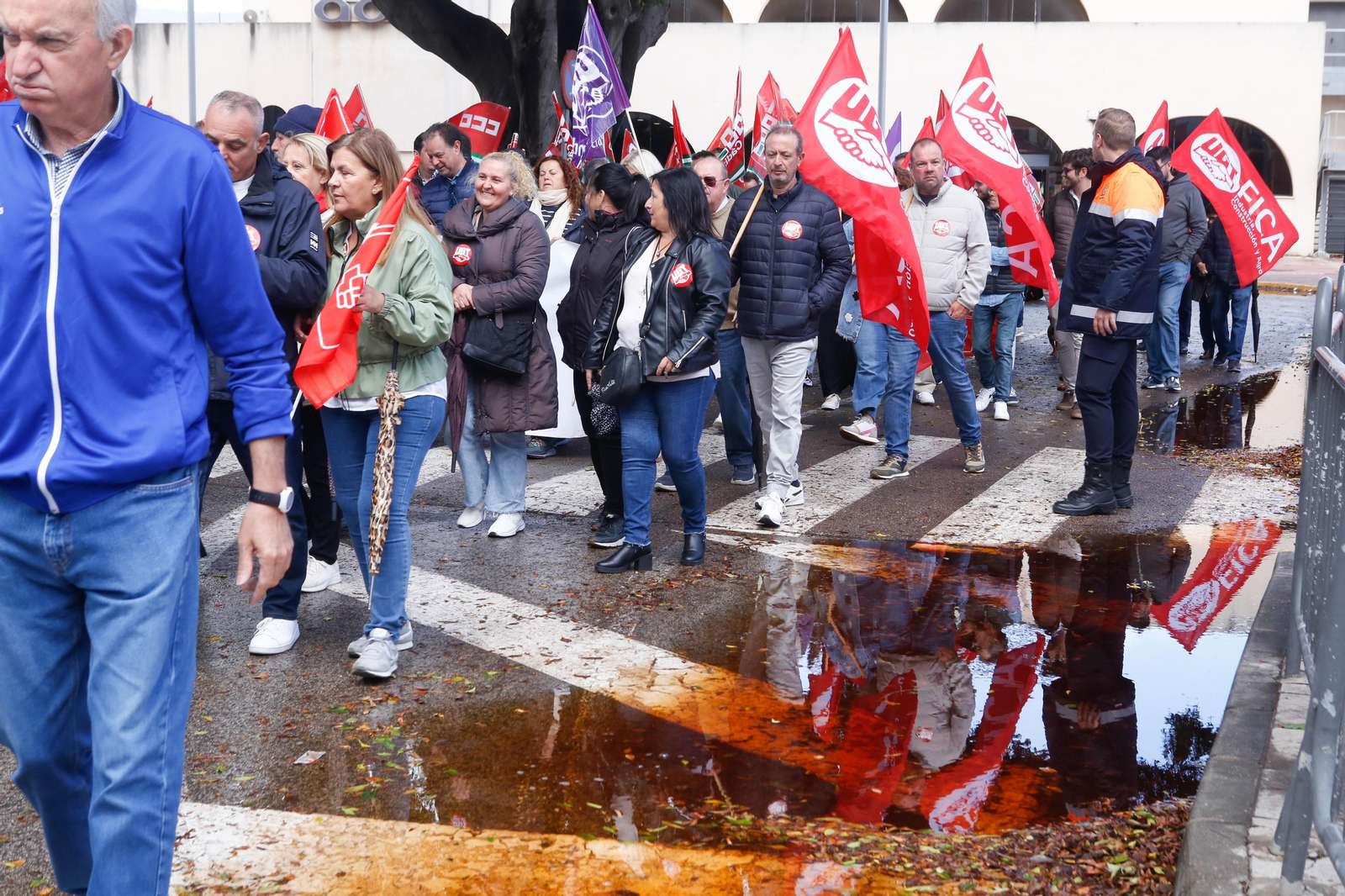 Fotos de la manifestación del Primero de Mayo en Algeciras