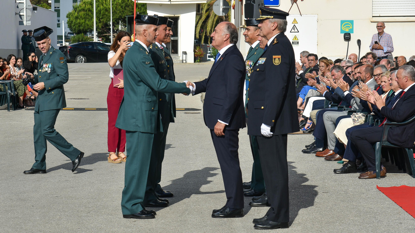 Fotos del acto por el 179 aniversario de la creación de la Guardia Civil en la Comandancia de Algeciras