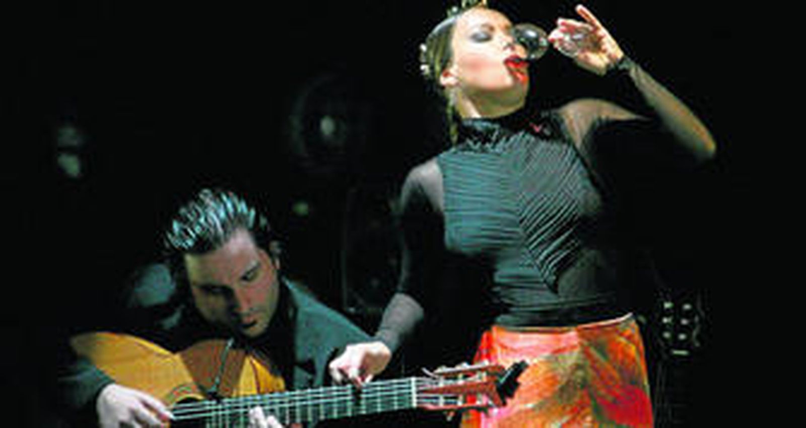 Rocío Molina, durante su montaje 'Vinática', el pasado domingo.