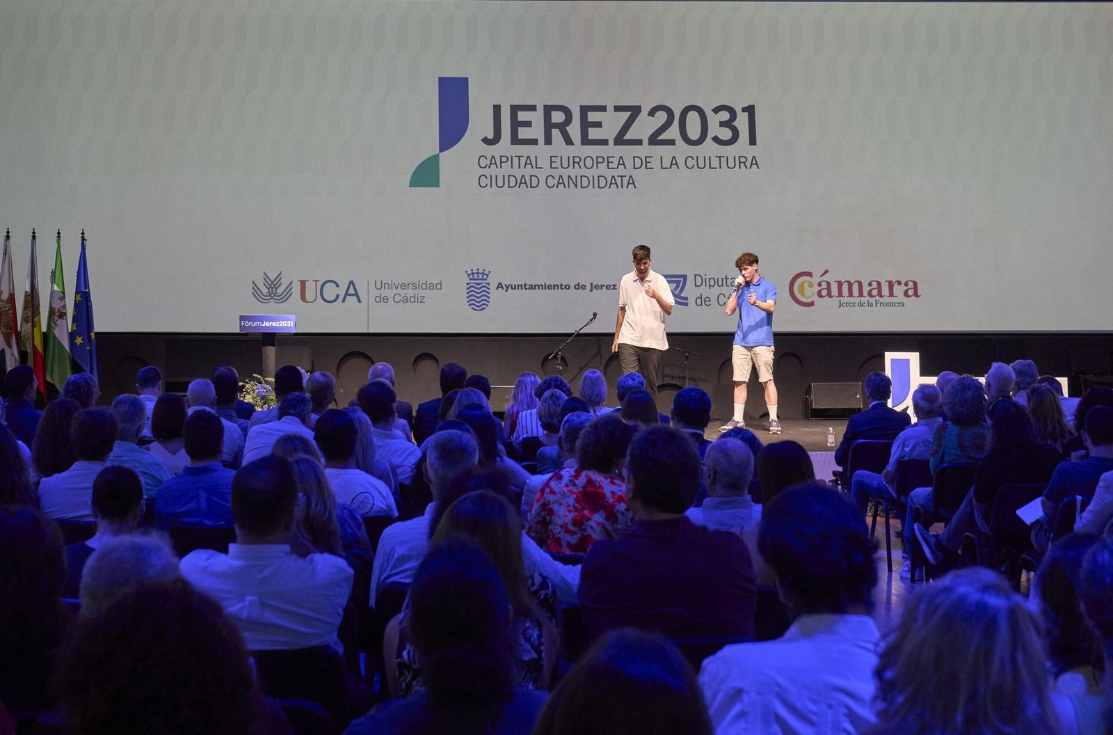 Acto de presentación de Jerez como candidata a Capital Europea de la Cultura.
