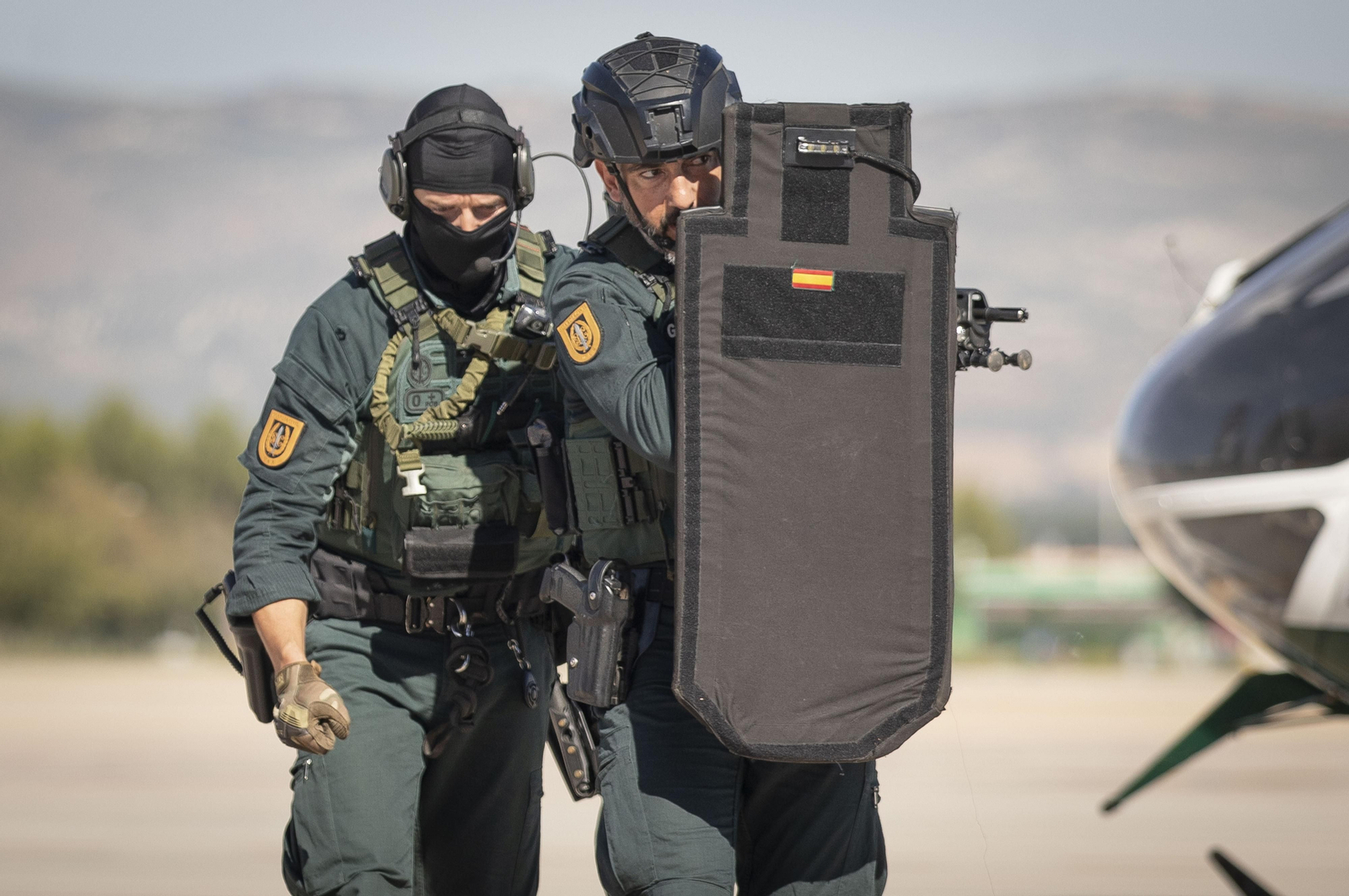 Las mejores imágenes del dispositivo de la Guardia Civil en Granada para las cumbres europeas