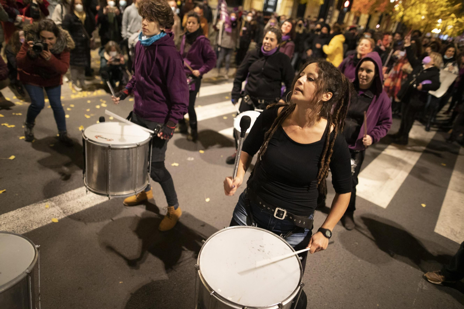 La manifestación del 25-N en Granada en imágenes