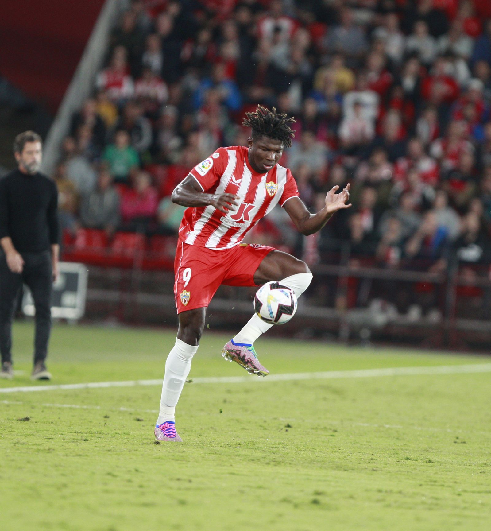 Imágenes del partido de fútbol U.D. Almería-Getafe C.F.