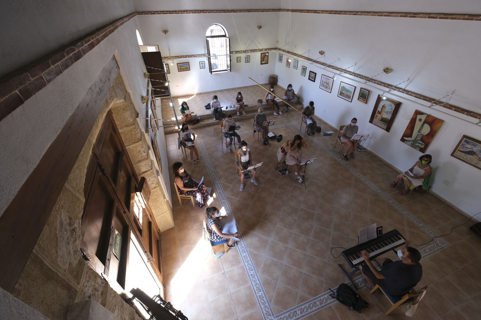 Primer día de cursos en el Festival de Música Renacentista y Barroca de Vélez Blanco 2021.