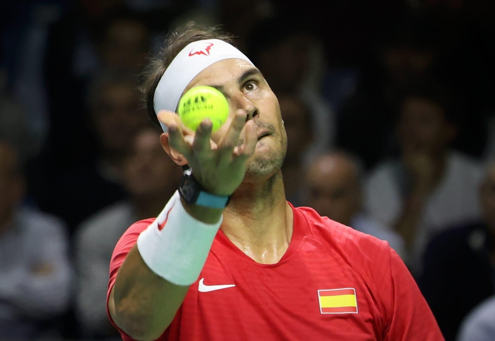 Las fotos del Rafa Nadal-Van de Zandschulp de la Copa Davis en Málaga