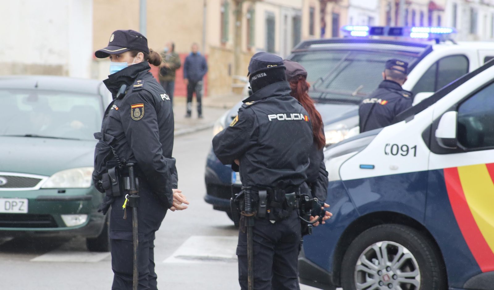Operación conjunta de la Policía Nacional y local en El Chicle