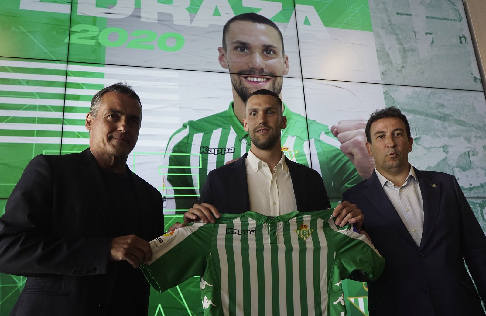 Alexis Trujillo y José Miguel López, durante la pasada presentación de Pedraza.