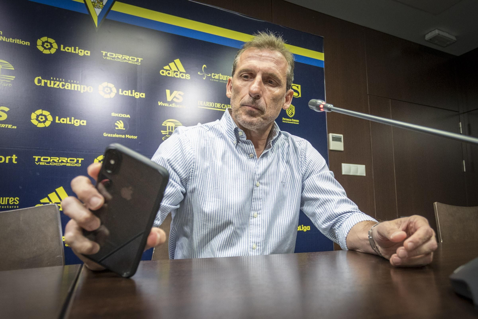 Óscar Arias, director deportivo del Cádiz.