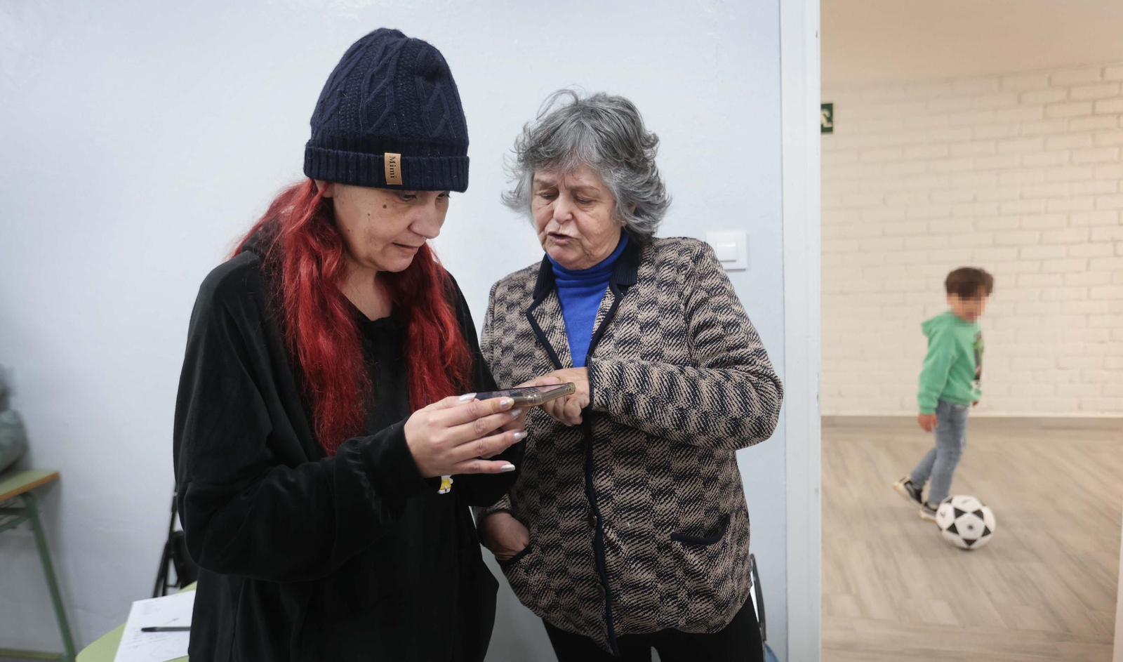 Dispositivo de Cáritas para los desalojados por las inundaciones en la zona rural de Jerez