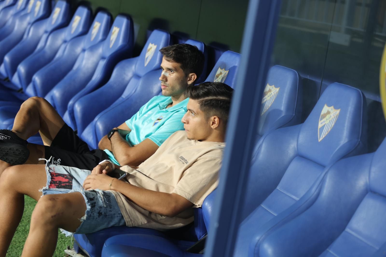 El Málaga CF-Atlético de Madrid B, en fotos