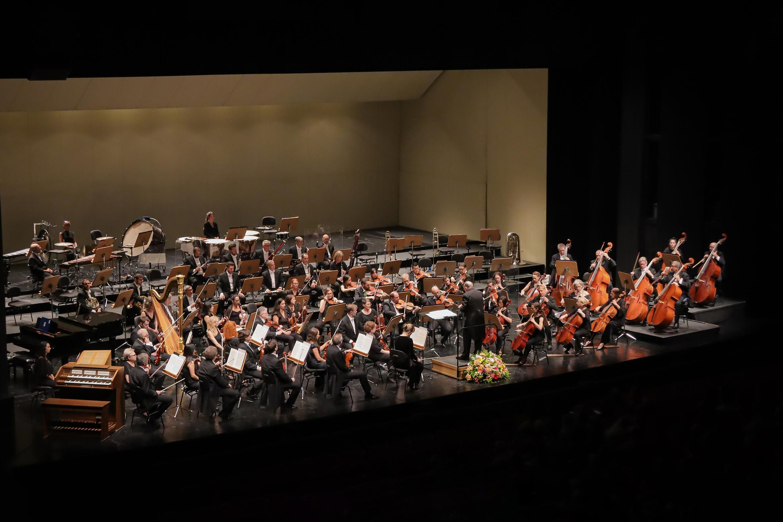 Un momento del primer concierto de abono de la ROSS