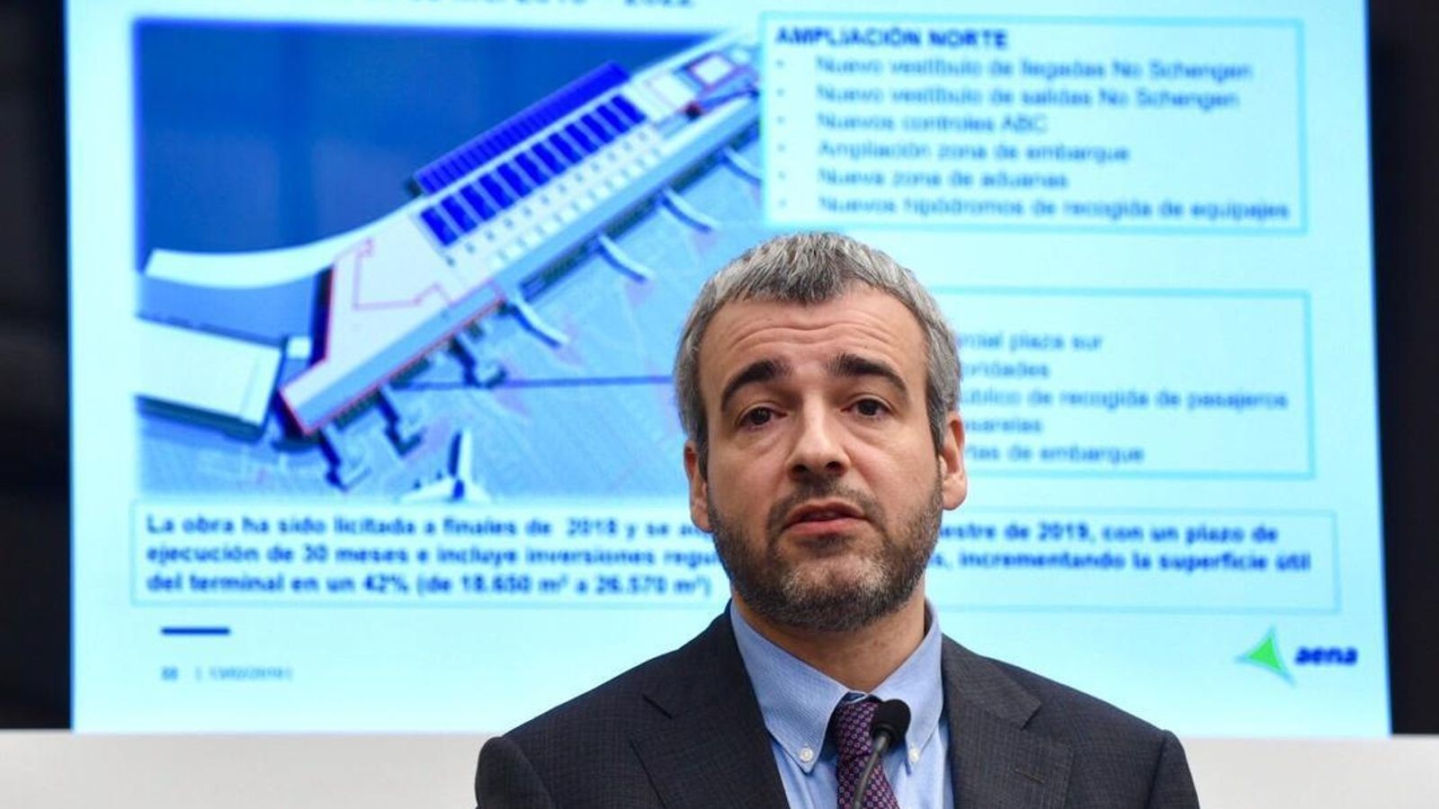 El presidente y consejero delegado de Aena, Maurici Lucena Betriu.