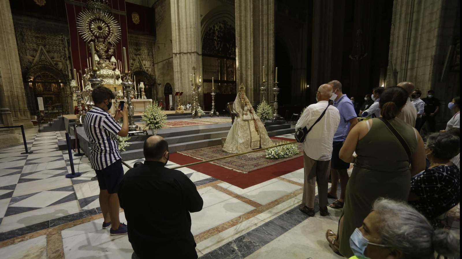 La festividad de la Virgen de los Reyes  marcada por la pandemia