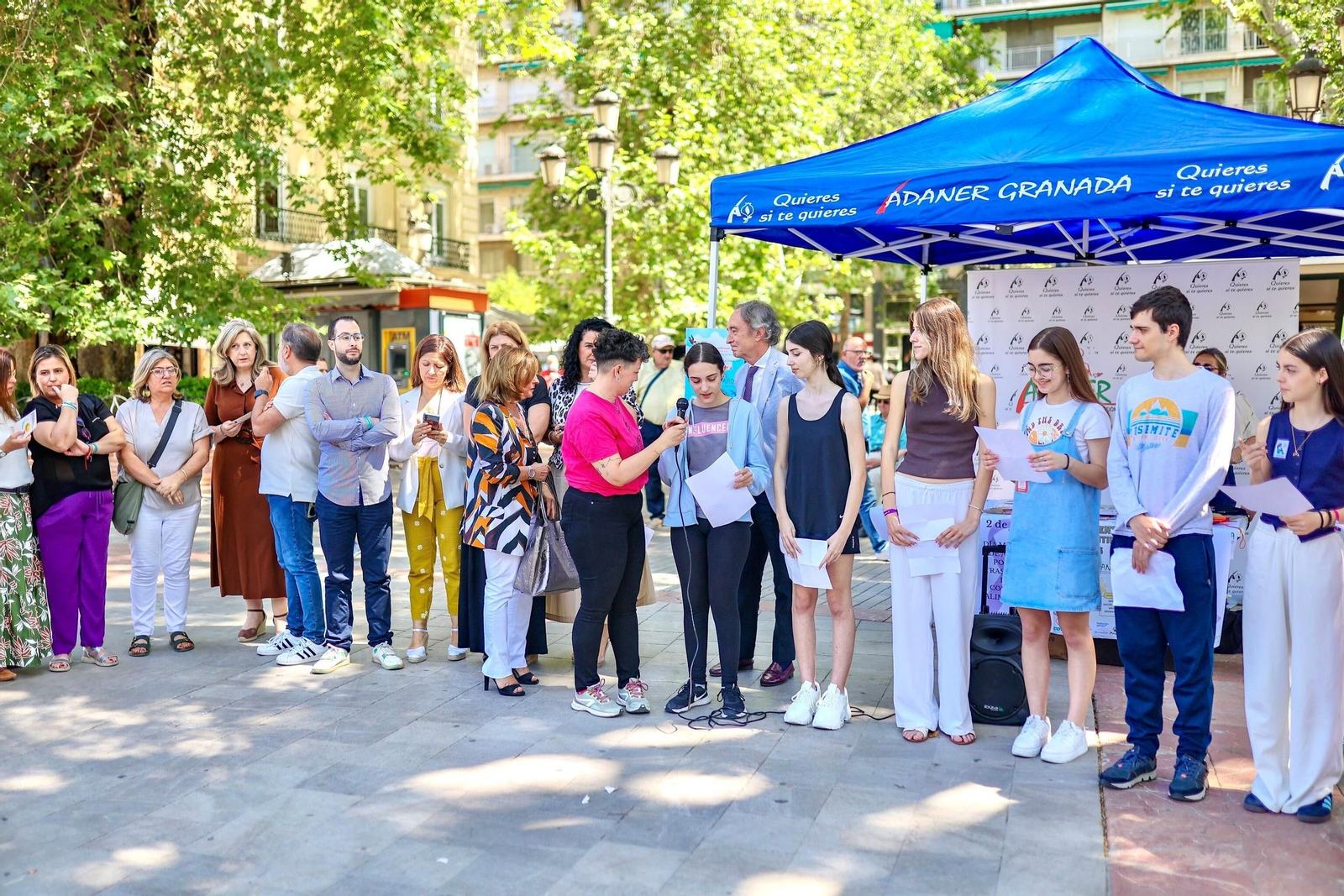 Lectura del manifiesto del Día Mundial de los TCA en Granada