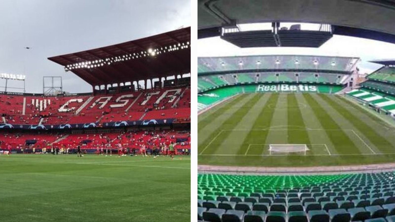 Estadios Ramón Sánchez-Pizjuán y Benito Villamarín