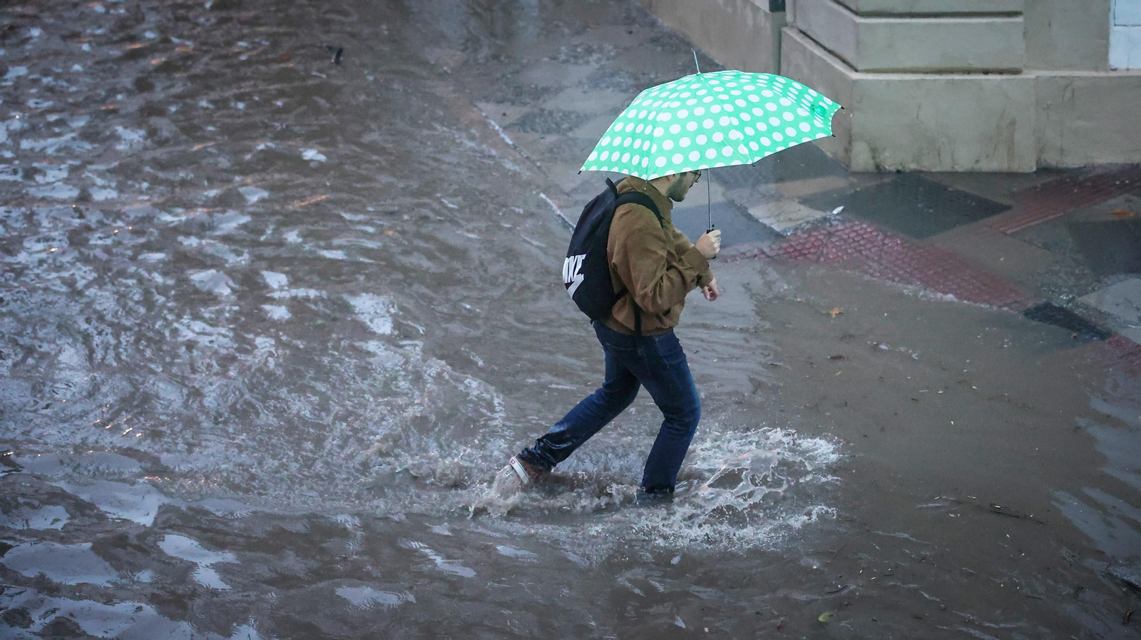 Inundaciones y destrozos en Jerez por el temporal