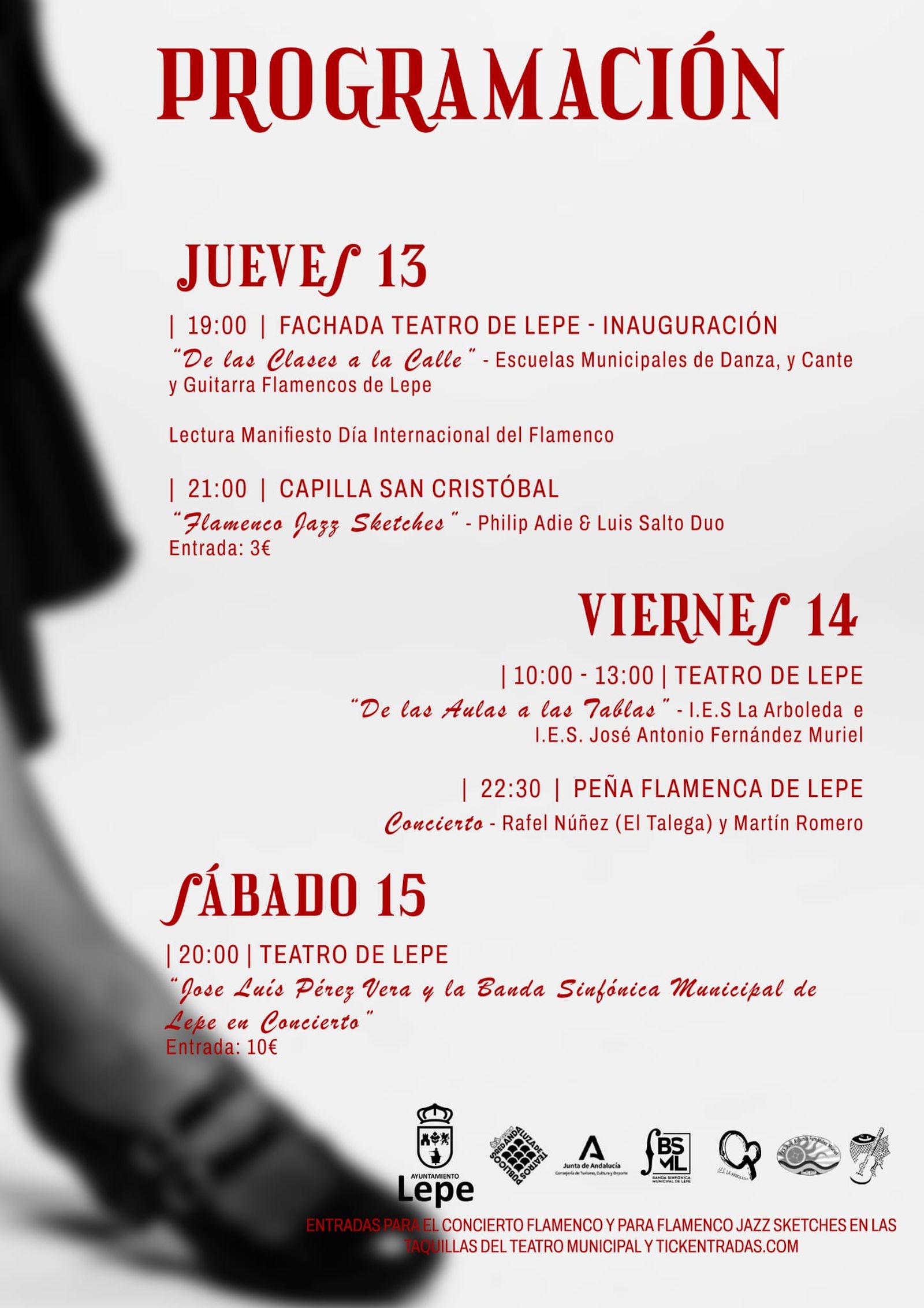 Programación del Día Internacional Flamenco en Lepe